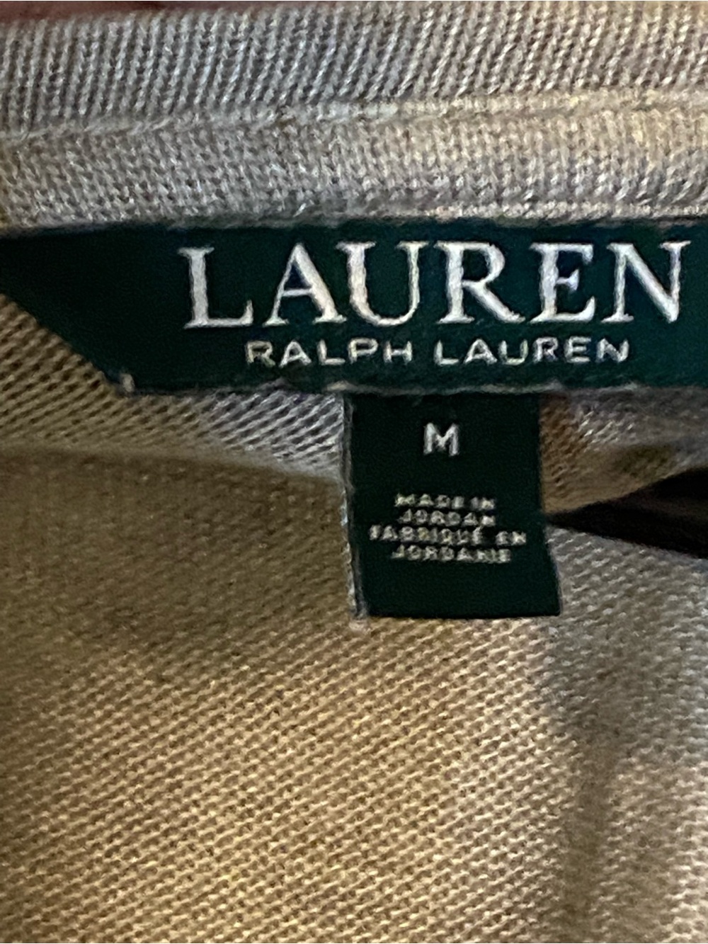 Lauren Ralph Lauren Women’s Tan Crewneck Sweater Medium